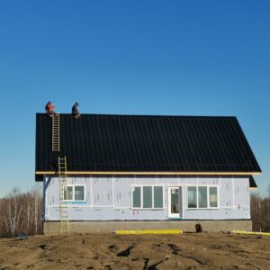 standing seam roof.