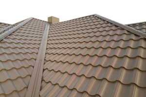 A beautifully finished metal roof
